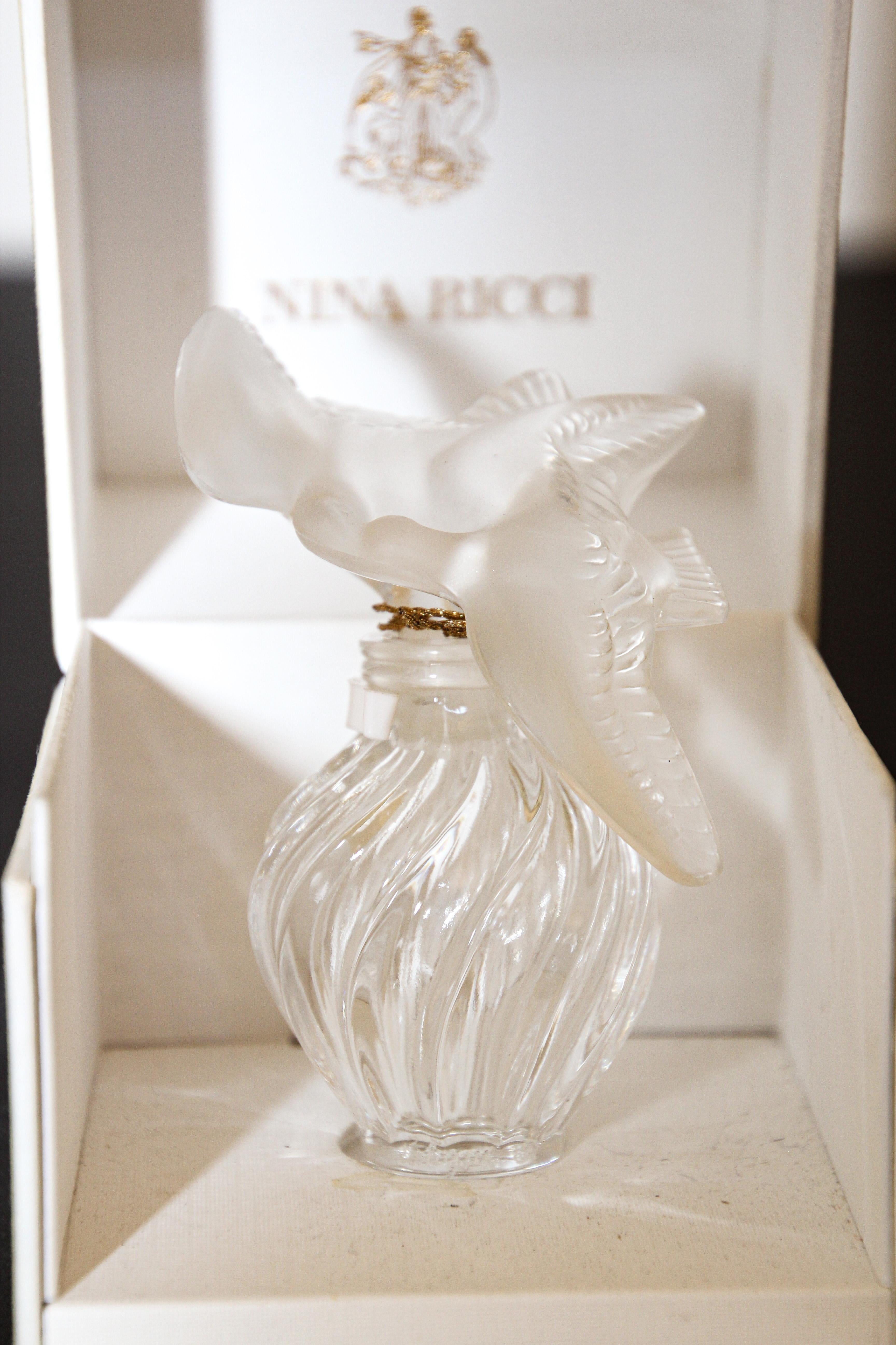 Nina Ricci L'Air Du Temps Lalique double colombe vintage en vente 4