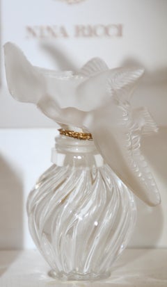 Nina Ricci L'Air Du Temps Lalique double colombe vintage
