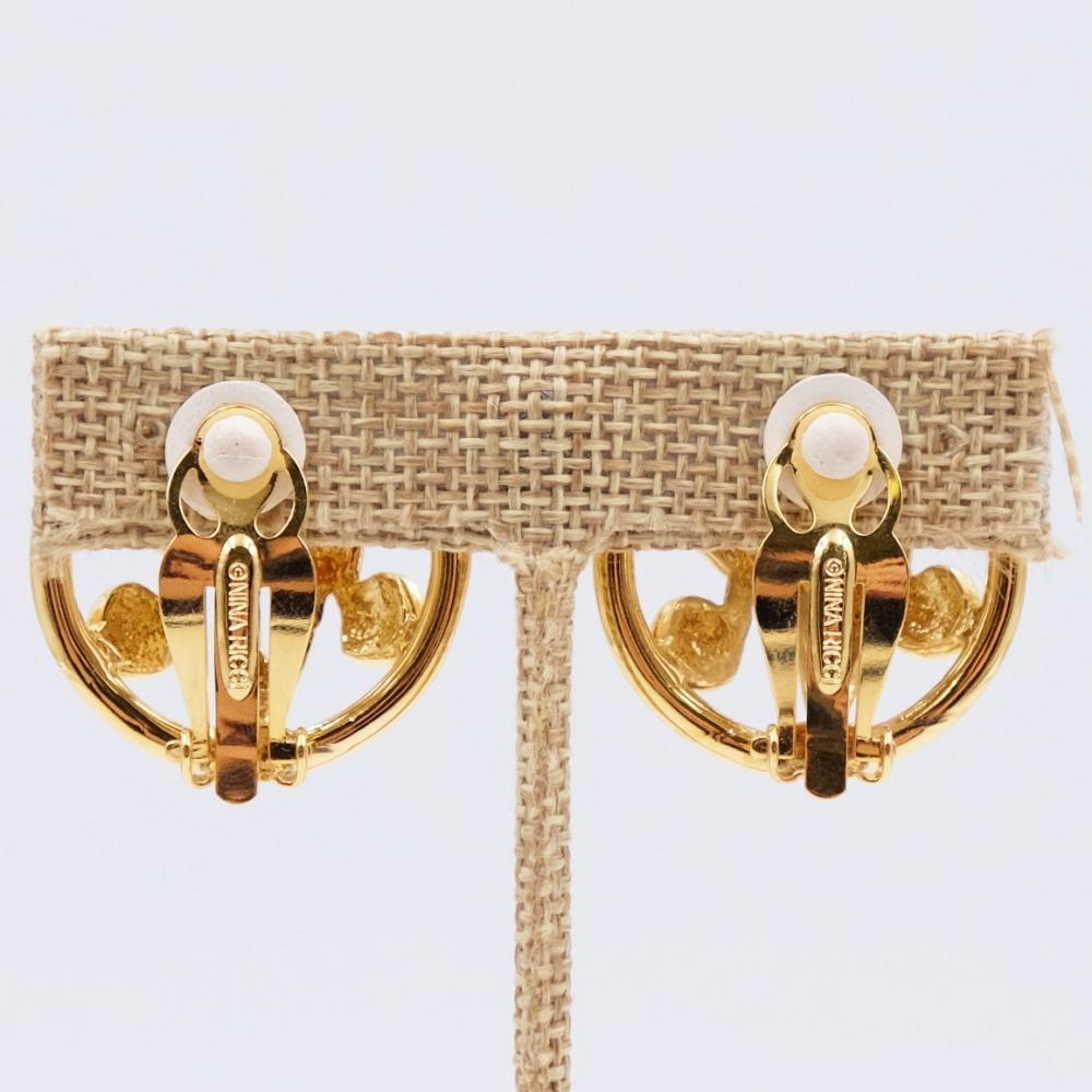 nina ricci vintage earrings