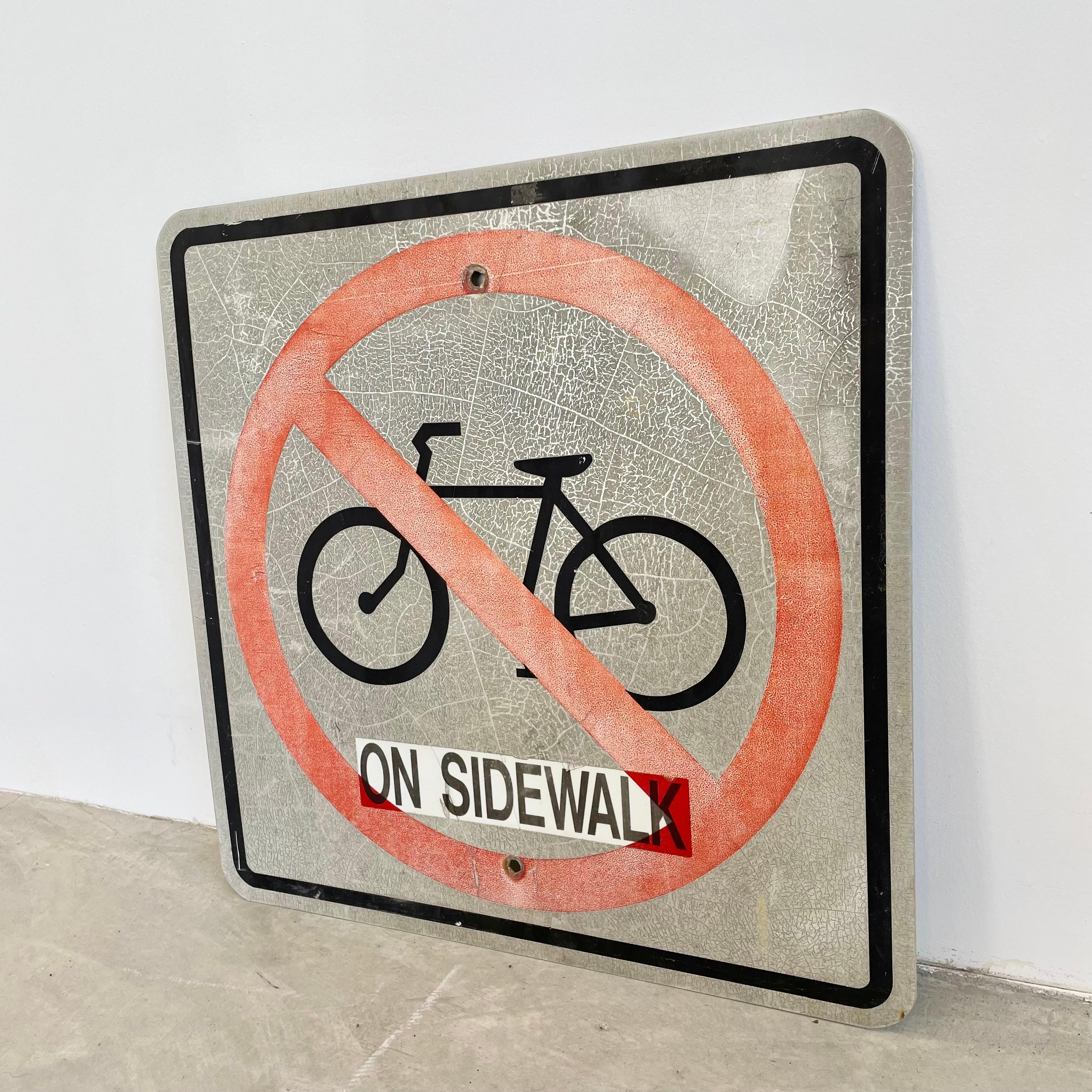 no bikes sign