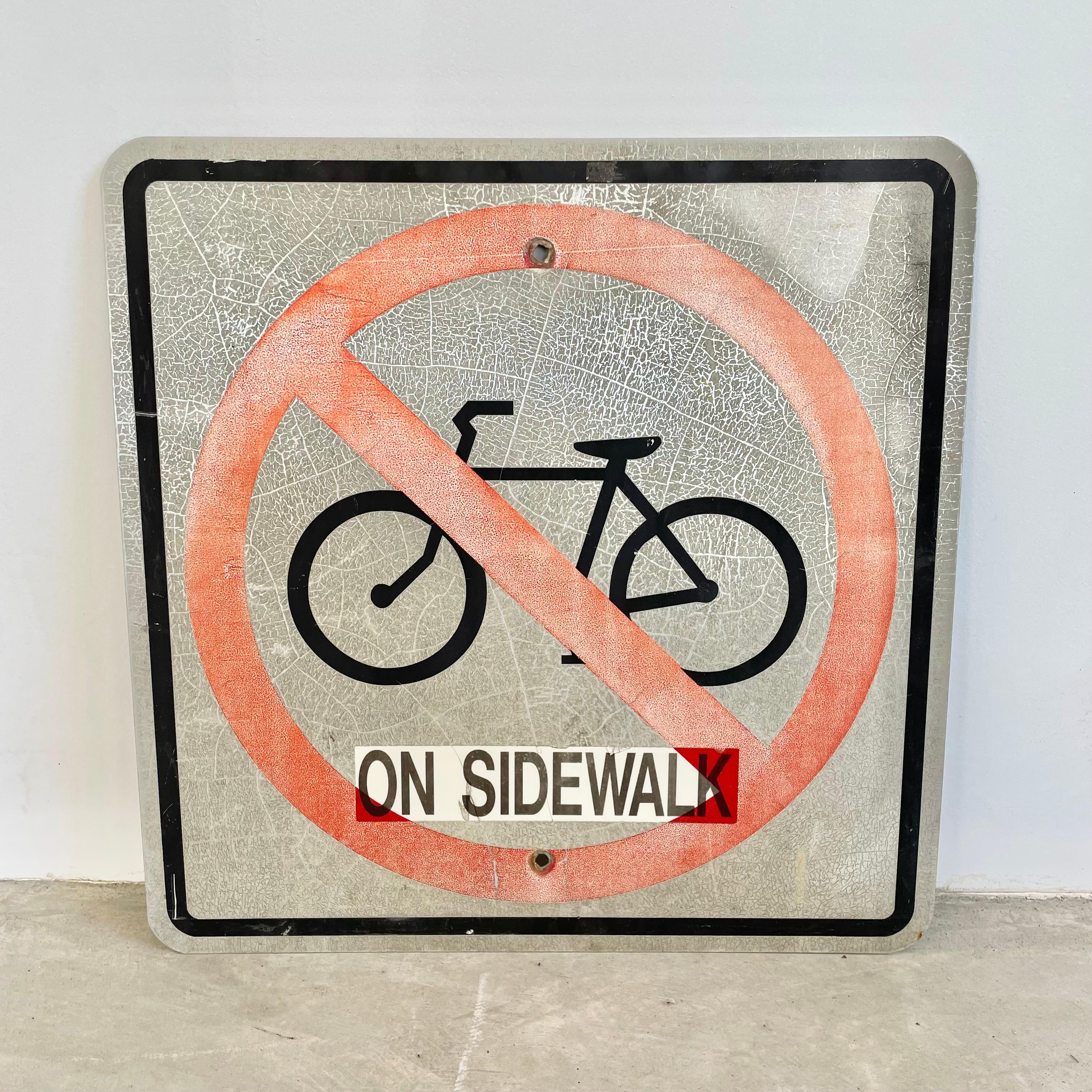 bicycle street sign