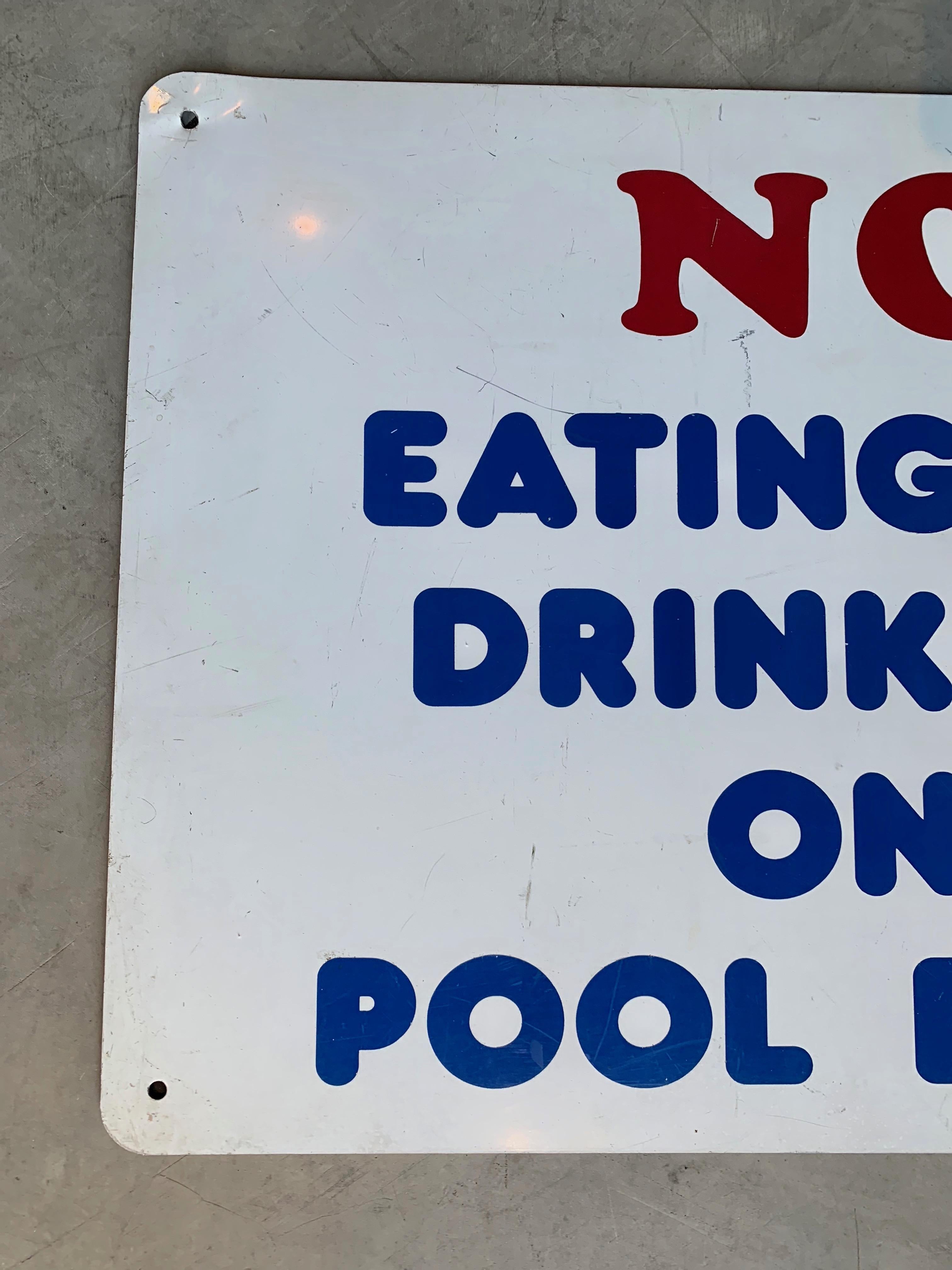 pool deck signs