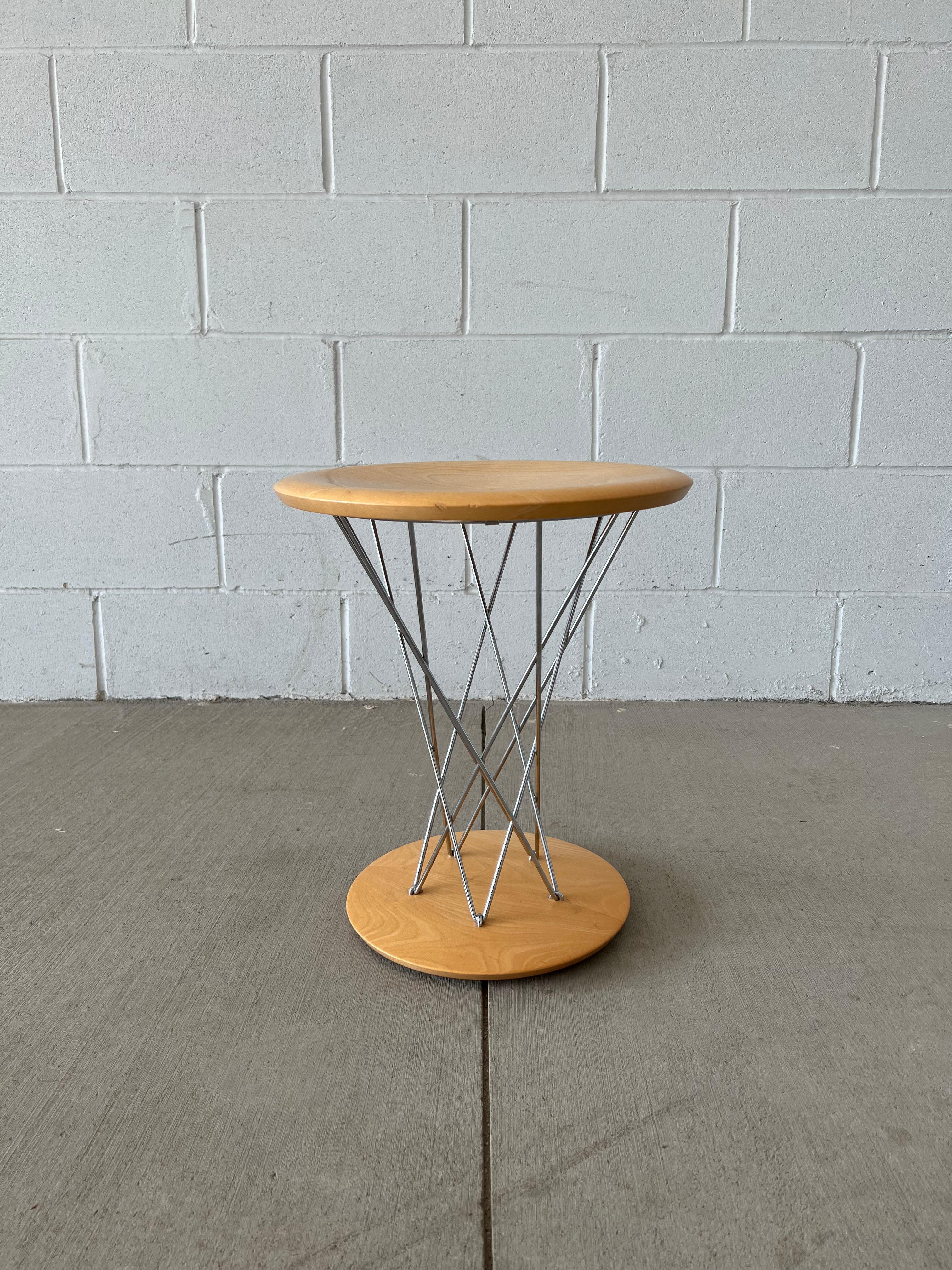 Chrome Vintage Noguchi 86t Rocking Stool, Vitra For Sale