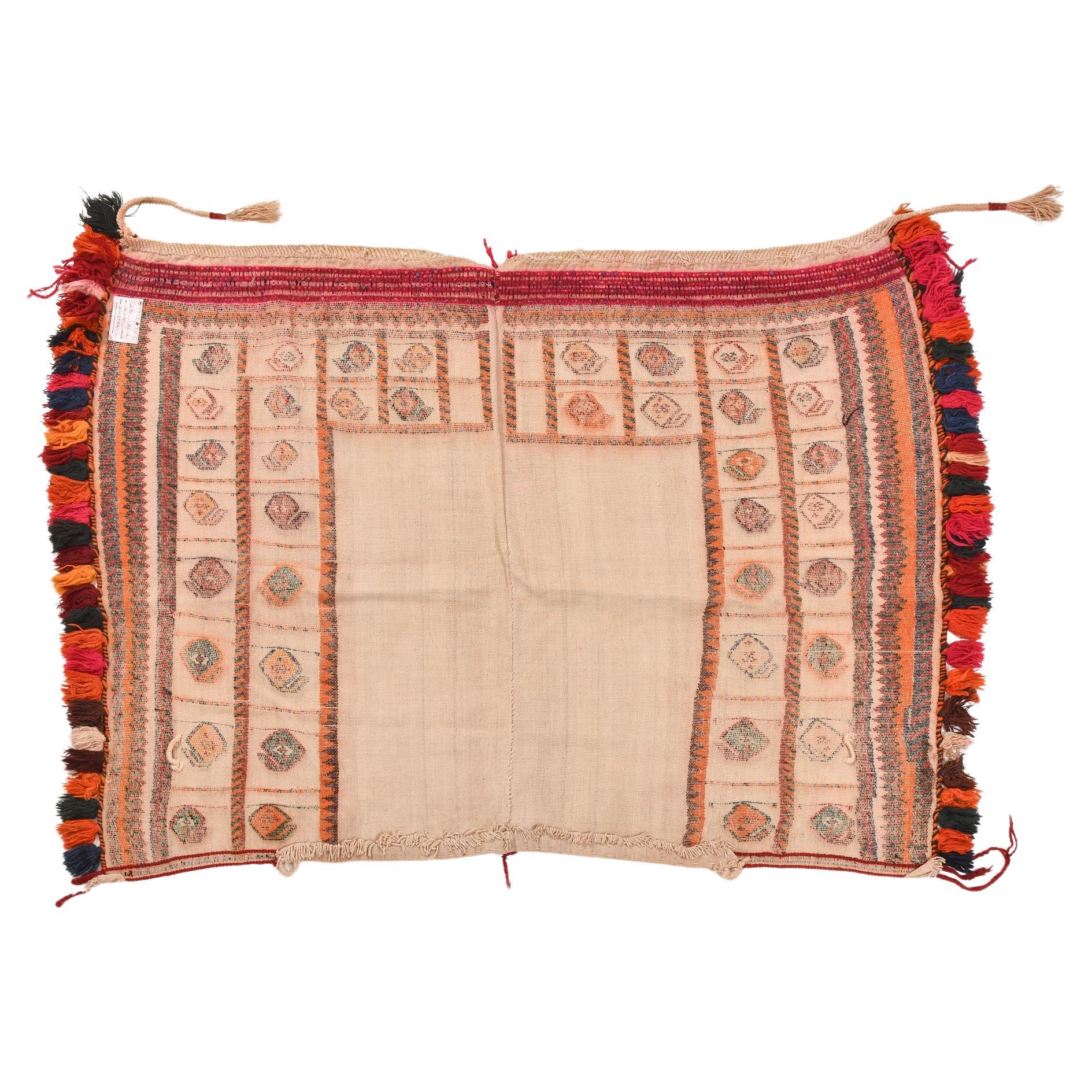 Other Vintage Nomadic Saddle Rug from Private Collection For Sale