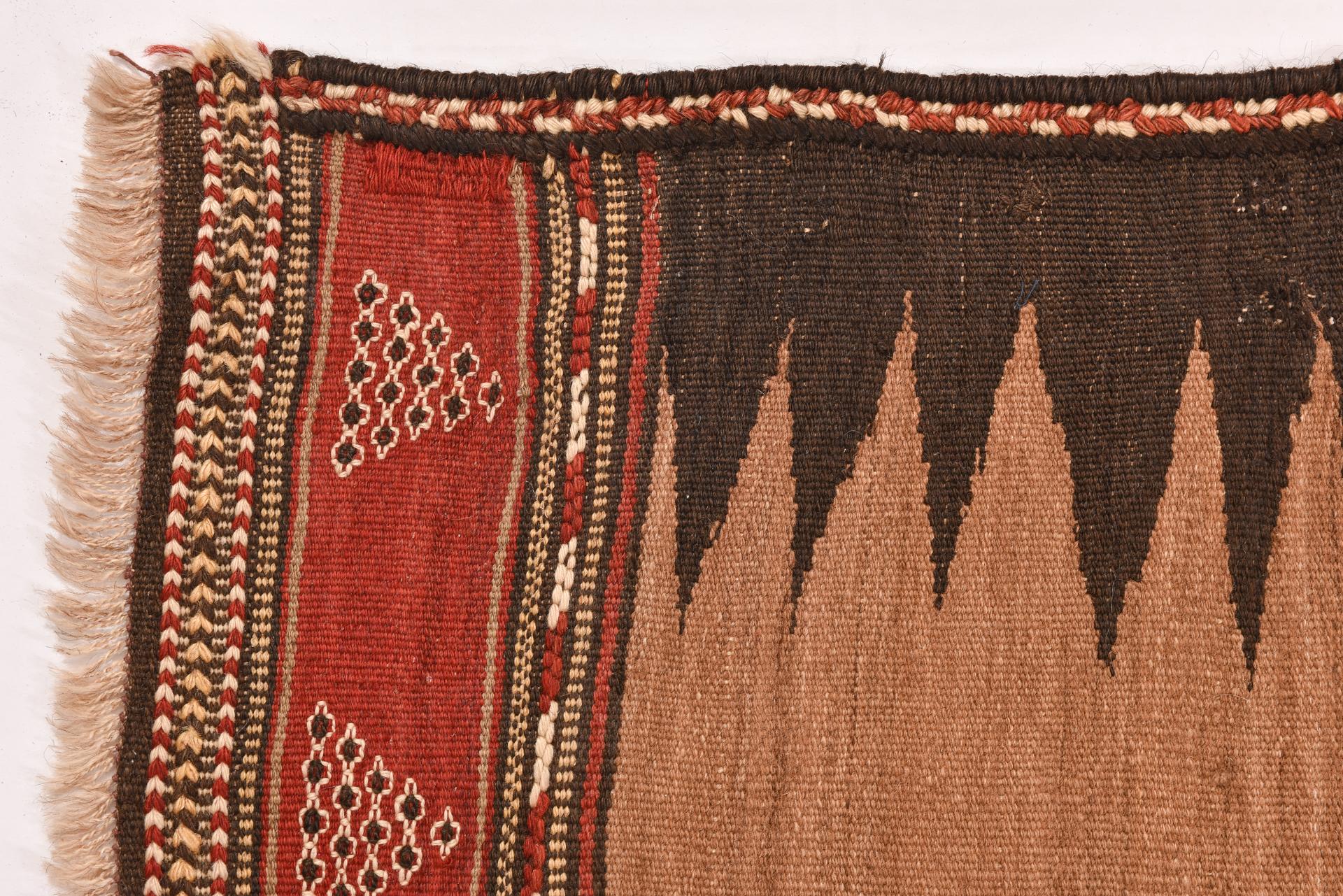 20th Century Vintage Nomadic Tablecloth Carpet from Private Collection For Sale