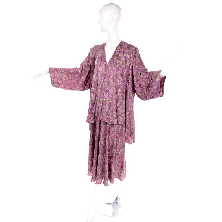 nora noh silk dress Nora Noh Silk Wrap Dress XS-M OMNIA