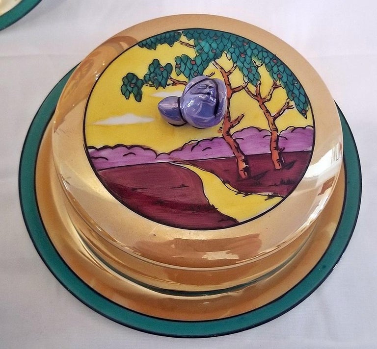Vintage Noritake Art Deco 4 Piece Set For Sale at 1stDibs