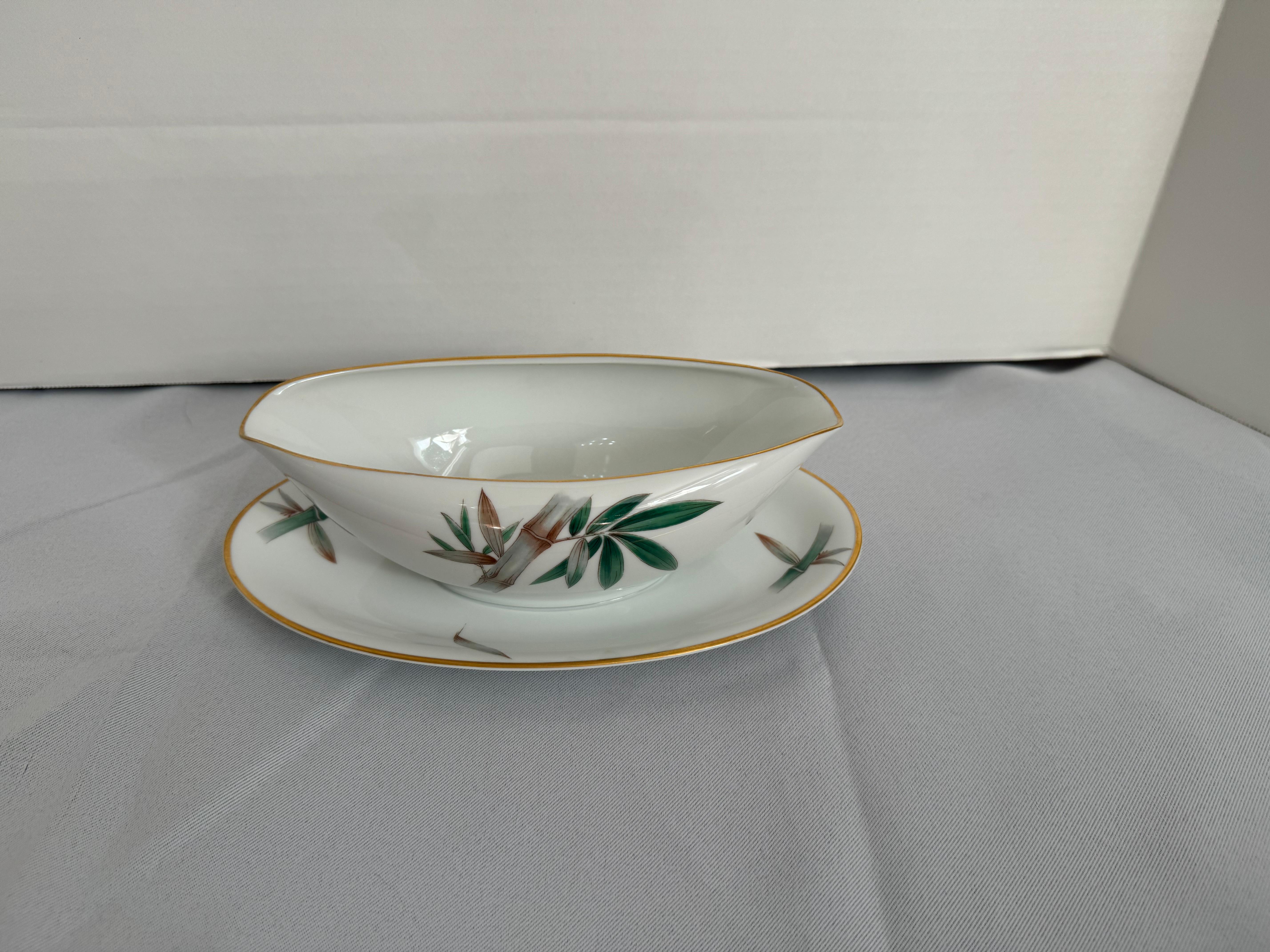 Vintage Noritake Canton modelo 5027 cena siete cubiertos para 12 en venta 3