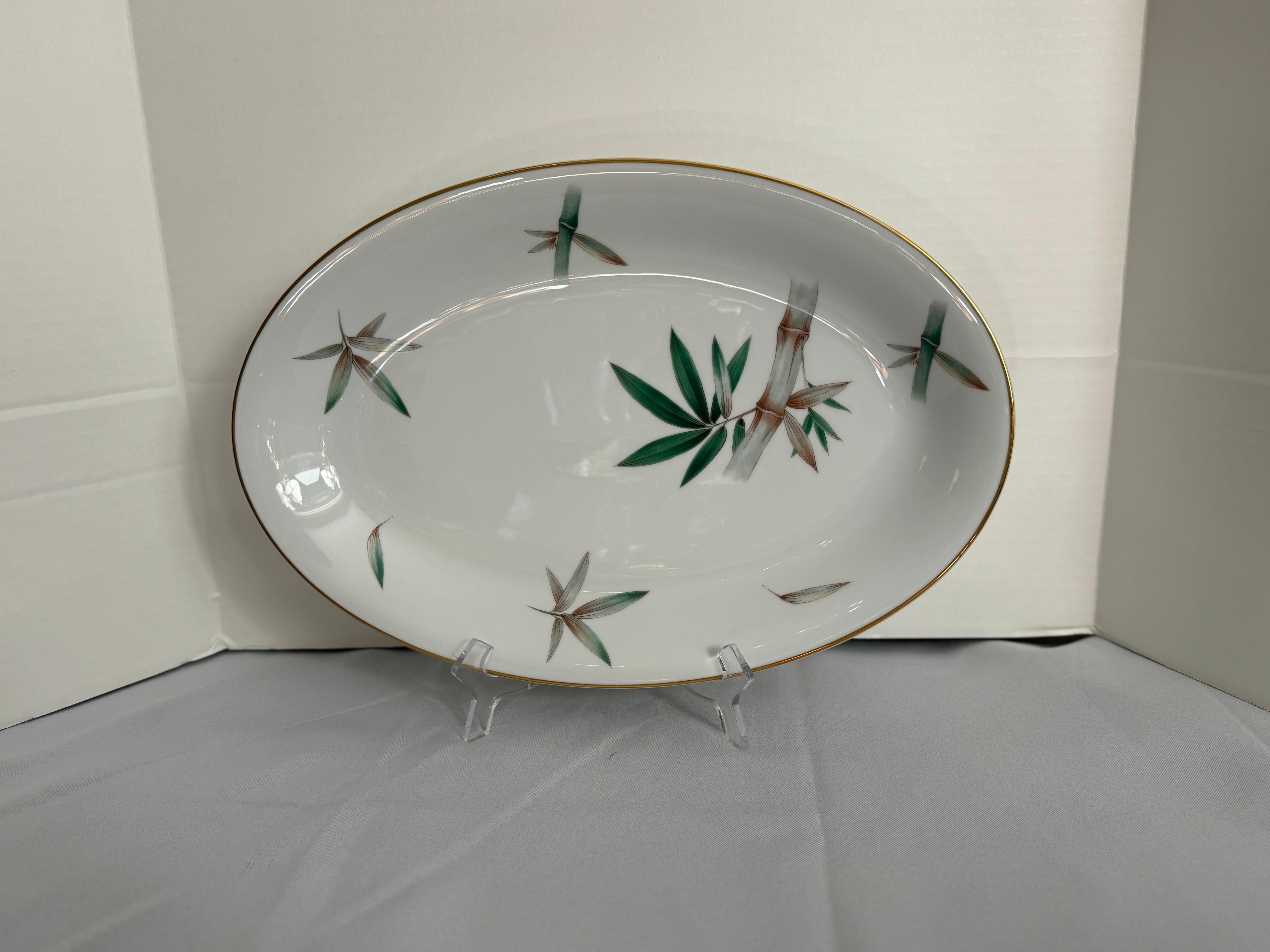 Vintage Noritake Canton modelo 5027 cena siete cubiertos para 12 en venta 5