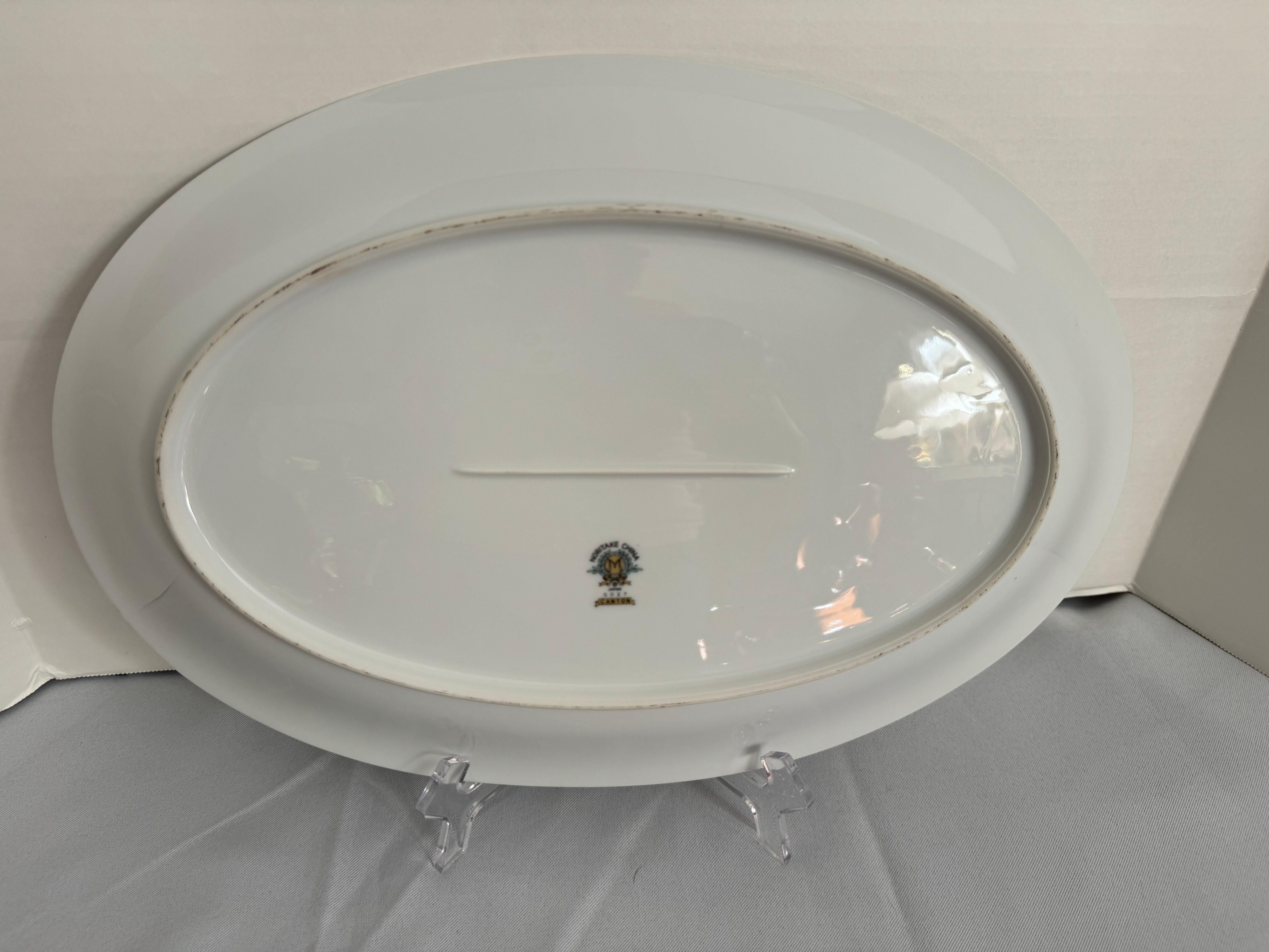 Vintage Noritake Canton modelo 5027 cena siete cubiertos para 12 en venta 6