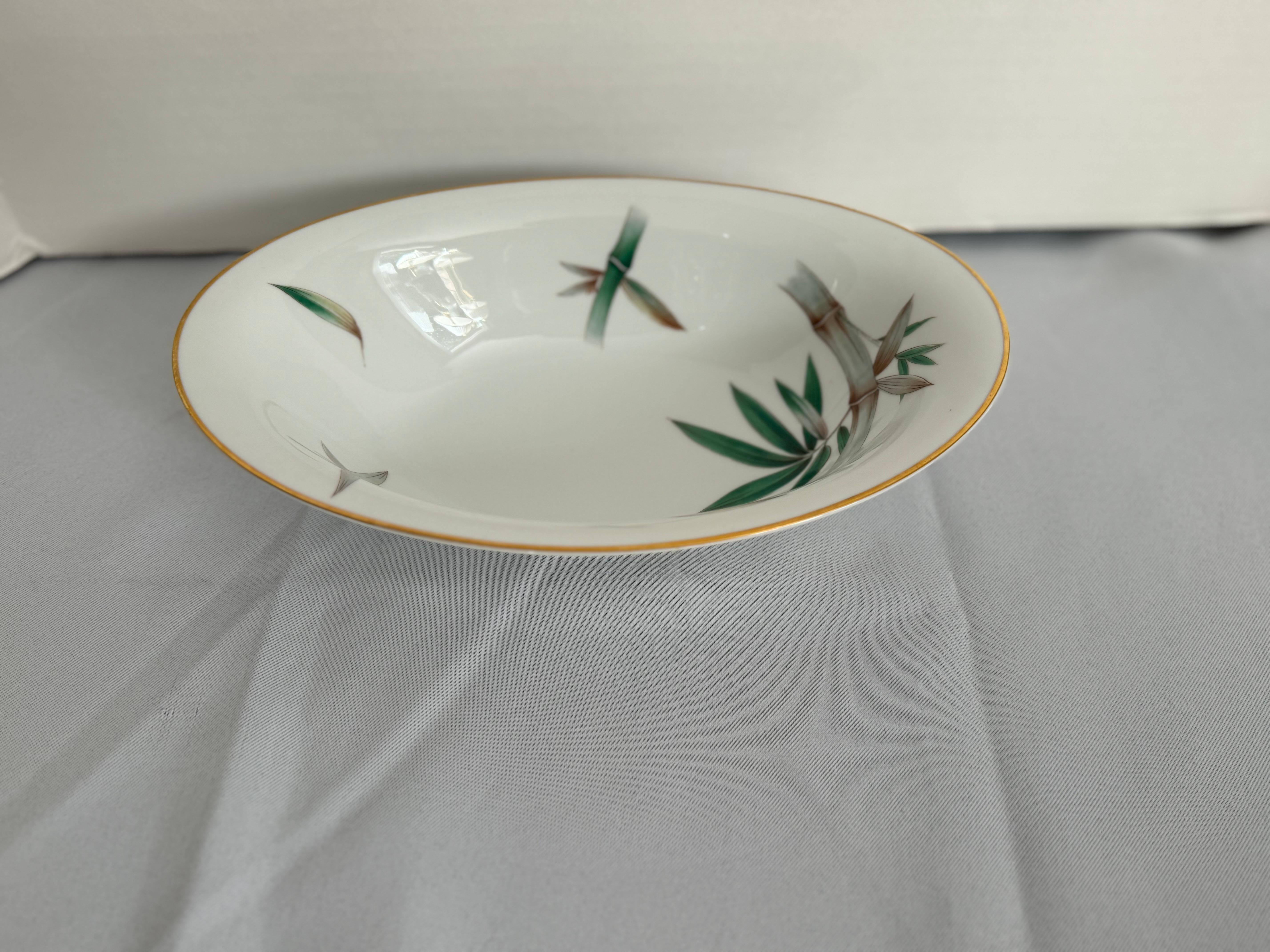 Vintage Noritake Canton modelo 5027 cena siete cubiertos para 12 en venta 9