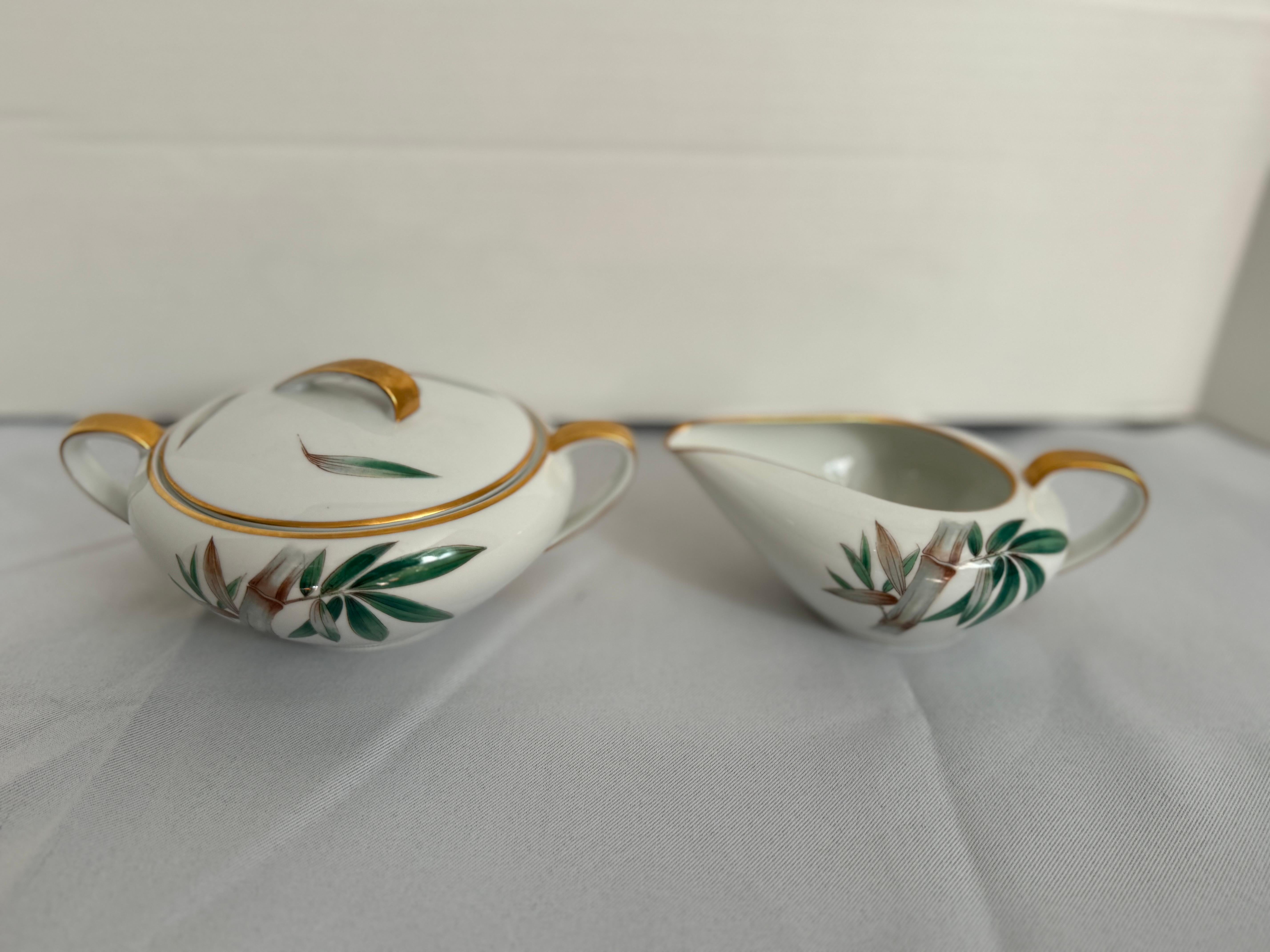 Vintage Noritake Canton modelo 5027 cena siete cubiertos para 12 en venta 11