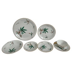Vintage Noritake modello Canton 5027 cena sette coperti per 12 persone
