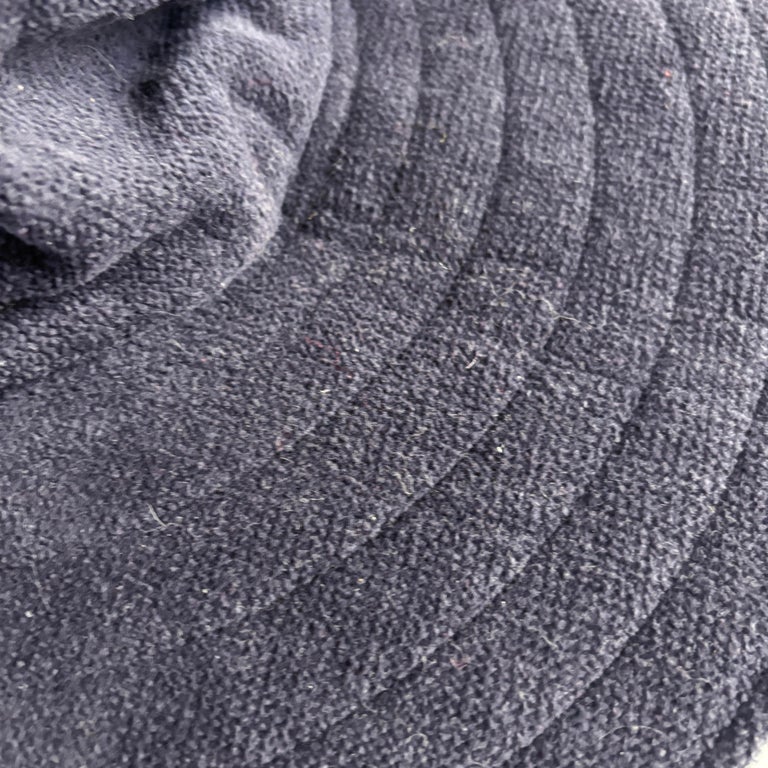 Vintage Norma Kamali for Stetson Hat Wide Brim Floppy Navy  display picture 1