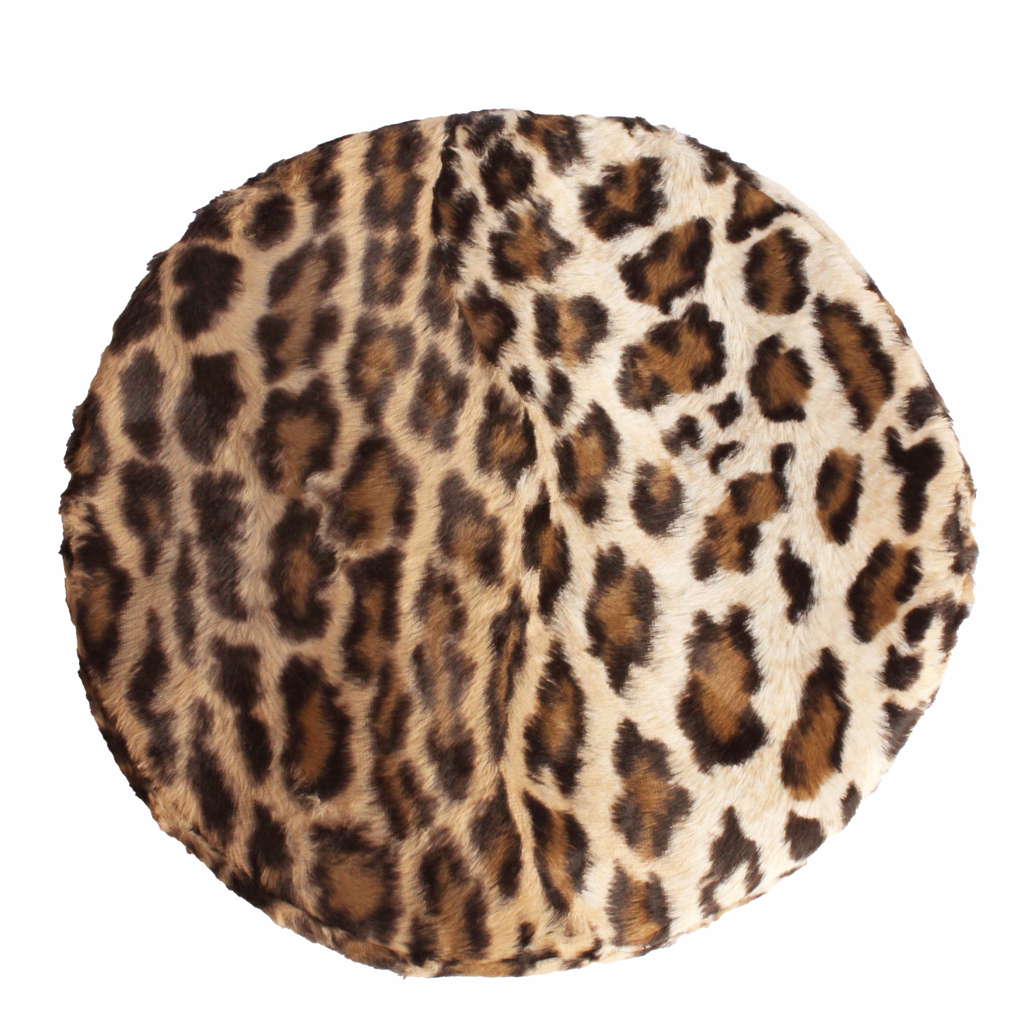 Vintage Norma Kamali OMO Hat Leopard Cossack Style High Fashion 80s Rare OSFM 7