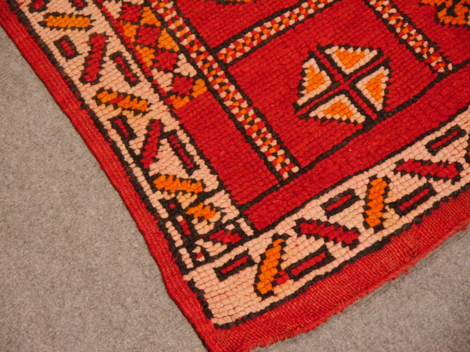 Late 20th Century Vintage North African Berber Rug