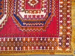 Vintage North African Berber Tribal Rug Ait Khozema from Morocco