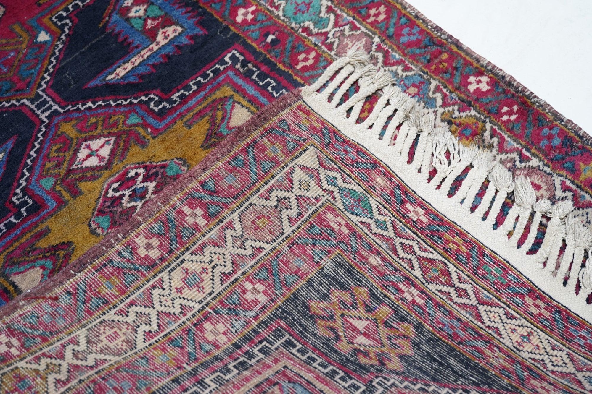 Asiatico Vintage By Persiano Runner 3'4'' x 10'1'' in vendita