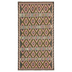Vintage Northwest Persian kilim in Polychromatic Diamond Pattern by Rug & Kilim