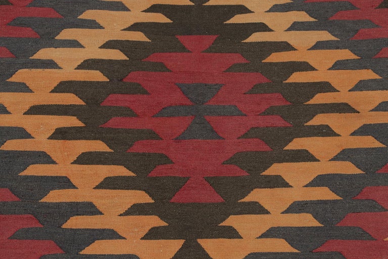 Vintage Northwest Persian Kilim in Red with Medallion Pattern by Rug ...