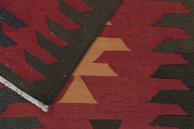 Vintage Northwest Persian Kilim in Red with Medallion Pattern by Rug ...