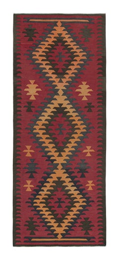 Nordwestlicher persischer Kelim in Rot mit Medaillonmuster von Teppich & Kilim