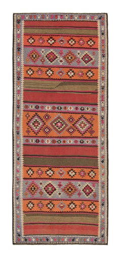 Nordwestlicher persischer Kelim mit lebhaften geometrischen Mustern von Teppich & Kilim
