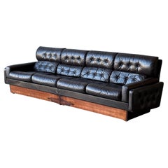 Vintage Norwegian Leather Sofa