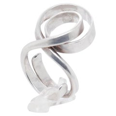 Norwegischer modernistischer Vintage-Ring aus Sterlingsilber von Norwegen Designs