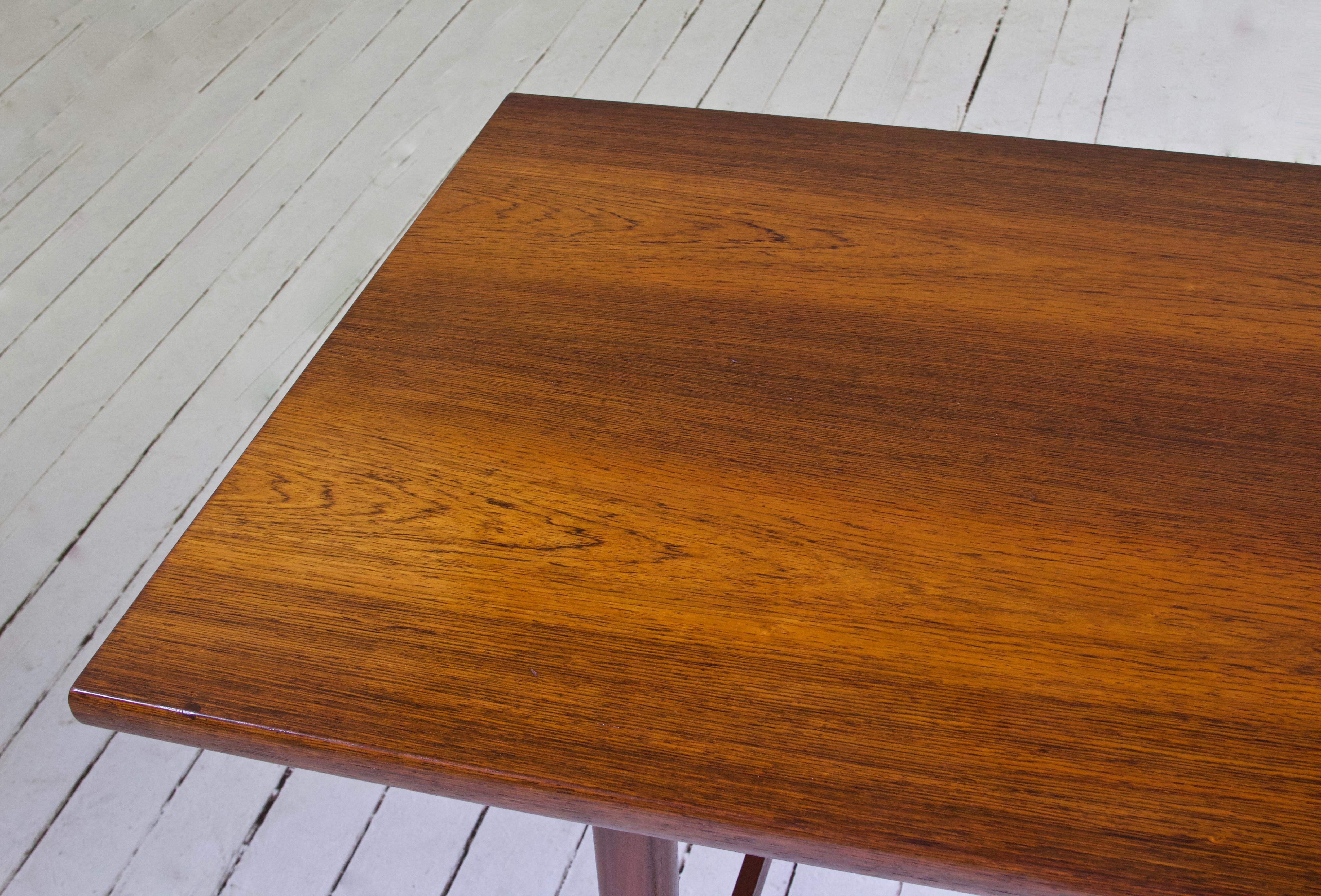 Mid-20th Century Vintage Norwegian Rosewood Cocktail Table with Sliding Dovetailed Drawer, 1960s