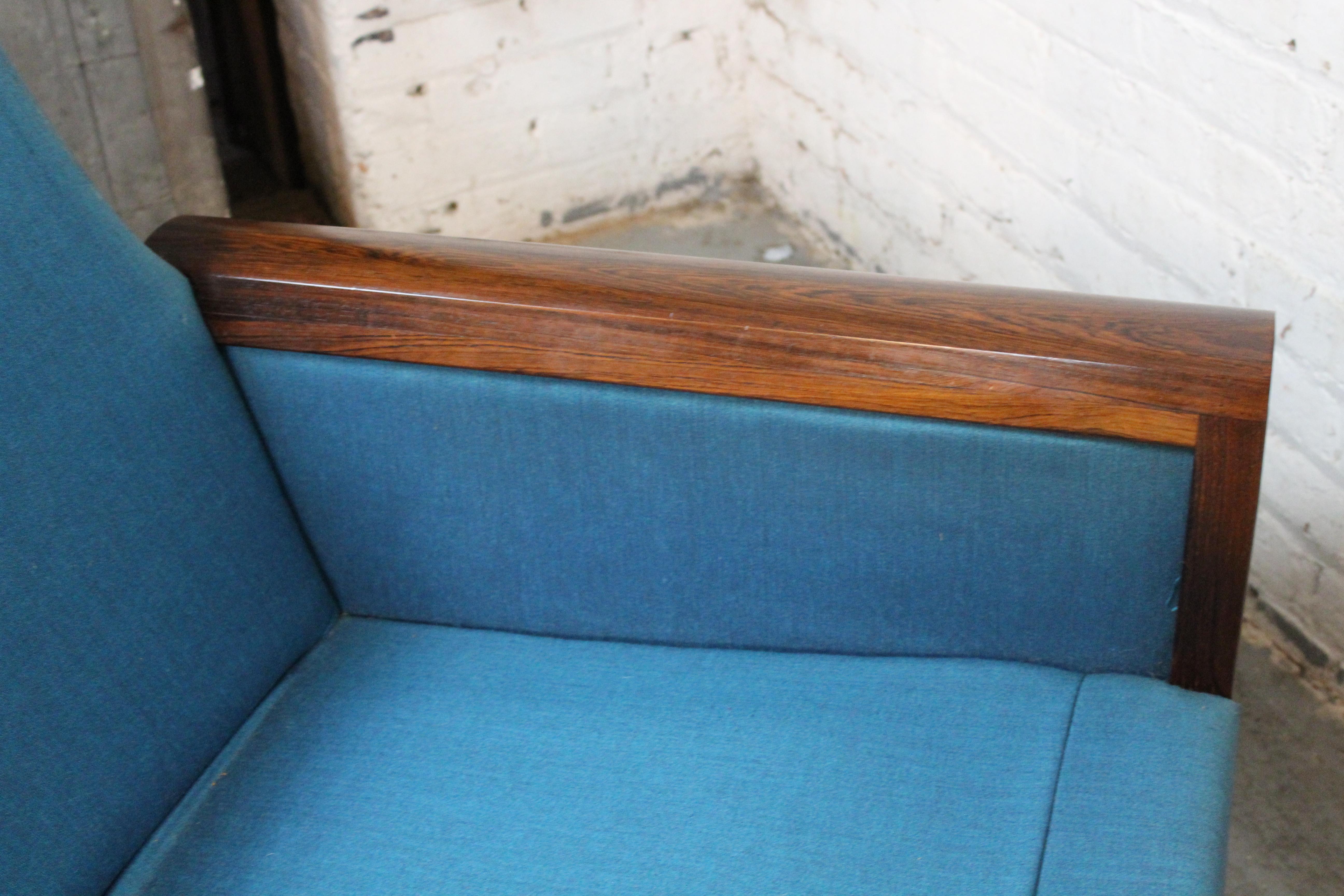 Vintage Norwegian Rosewood Sofa by Hans Olsen for Vatne For Sale 9