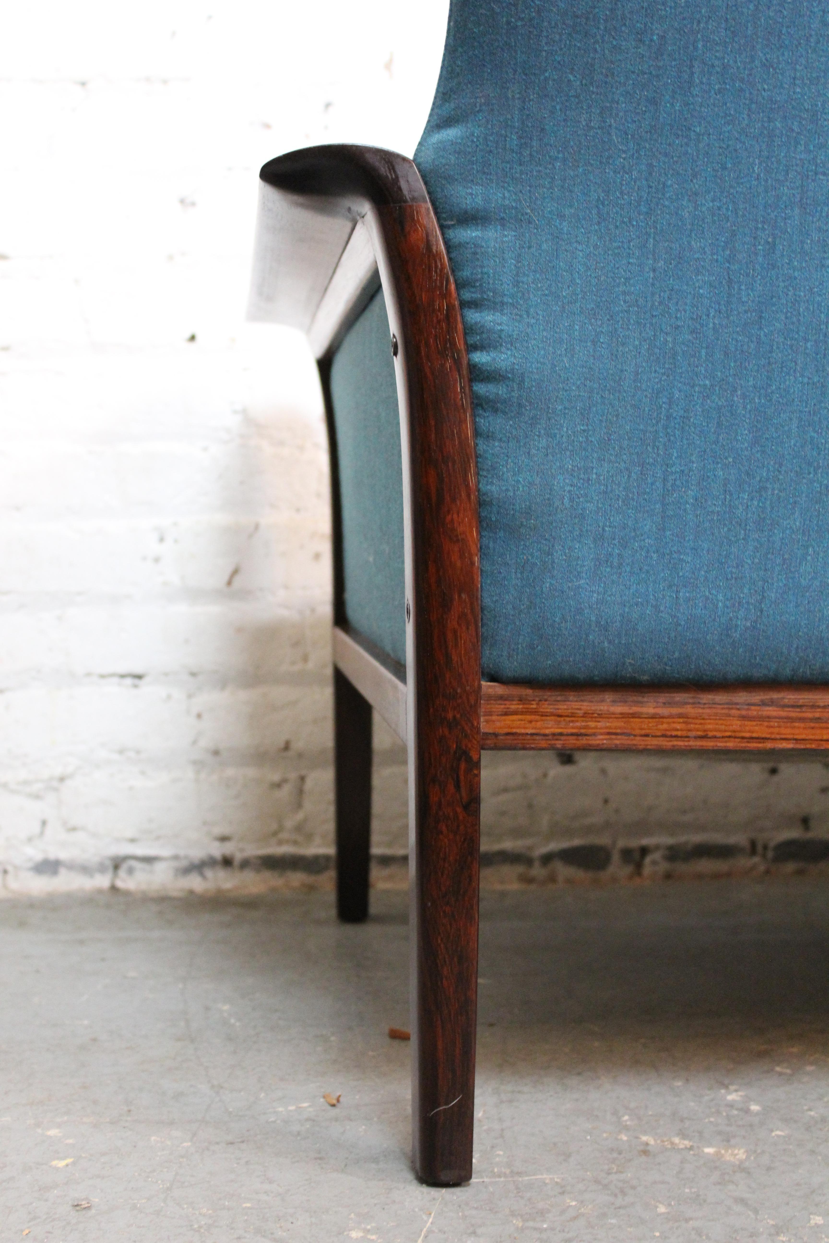 Vintage Norwegian Rosewood Sofa by Hans Olsen for Vatne For Sale 11