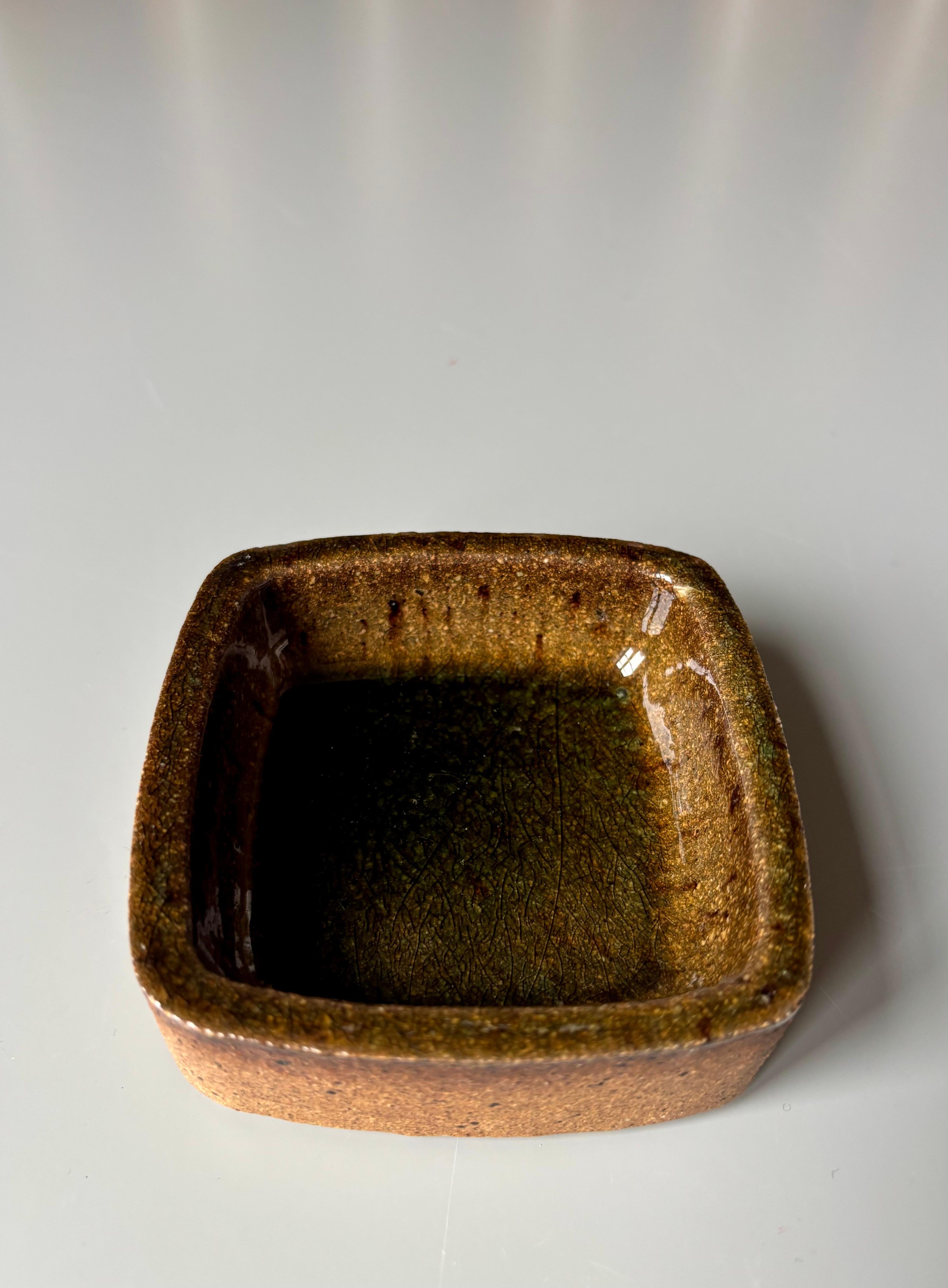 Ceramic Vintage Norwegian Stoneware Vide-Poche, 1969 For Sale