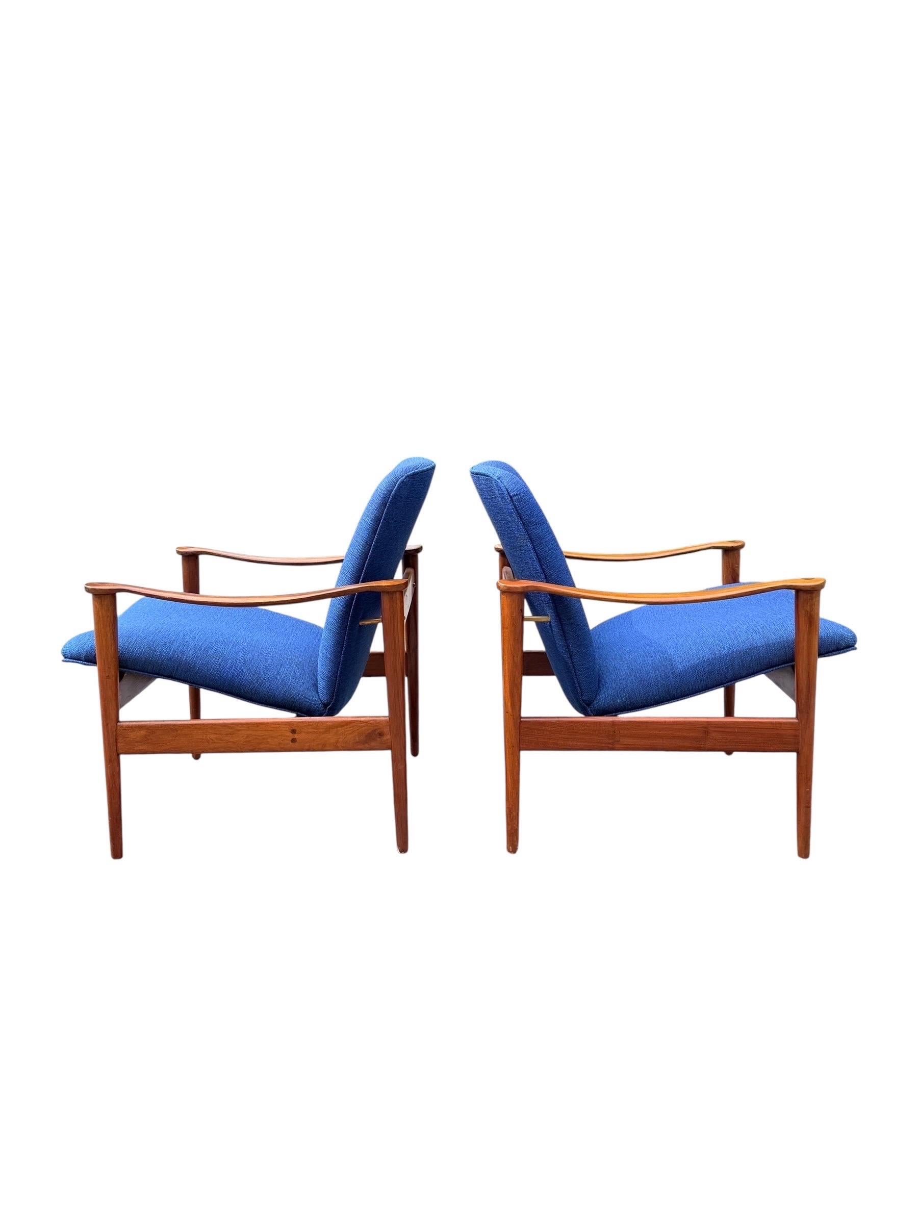 Vintage Norwegian Teak Lounge Chairs von Fredrik Kayser - 1960er Paar