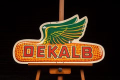 Vintage NOS DeKalb Winged Corn Advertising Sign