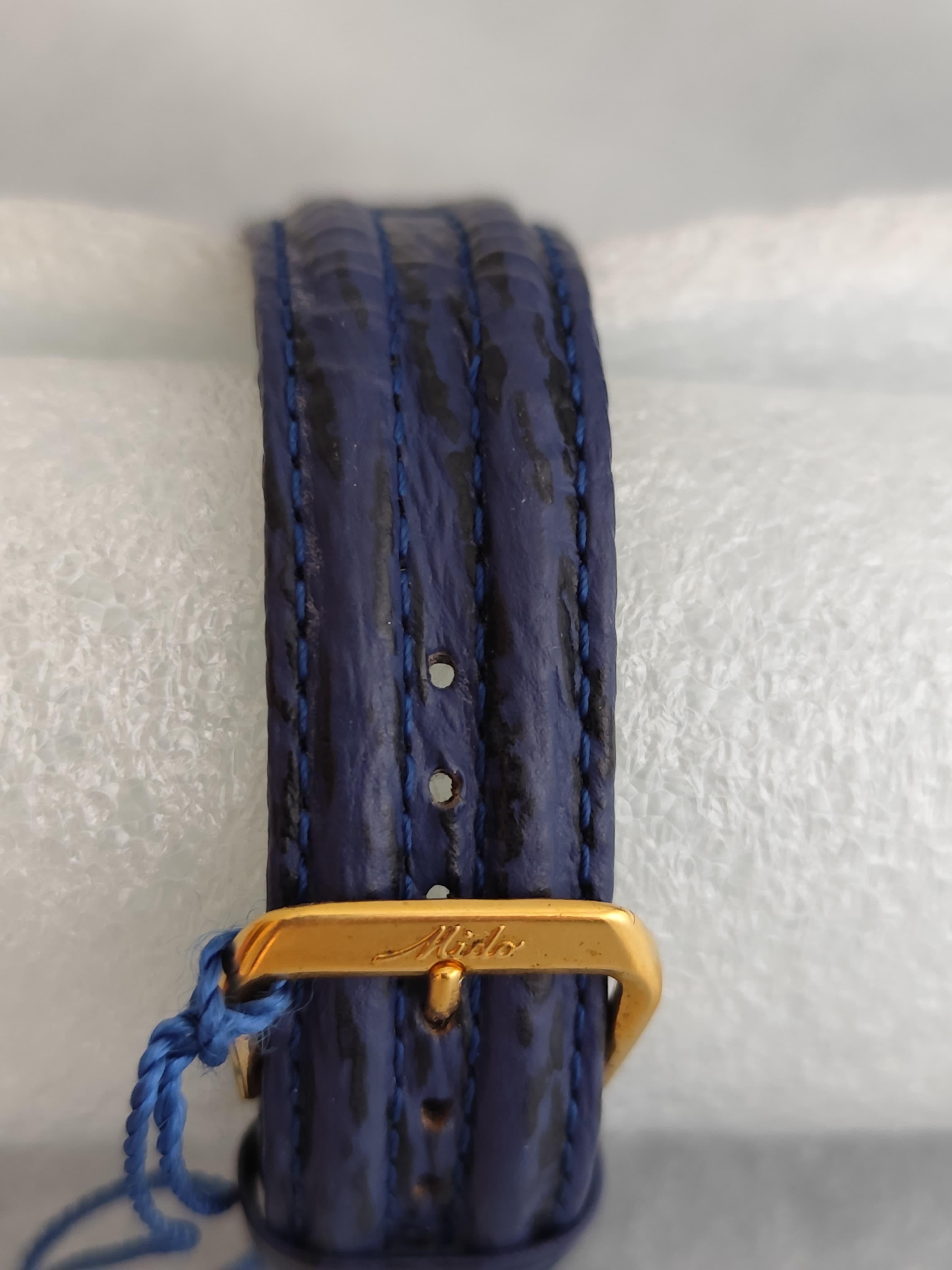 Vintage NOS Mido Worldtimer GMT 5200 Stainless Steel / Gold Plated Boxed Men Wat For Sale 2