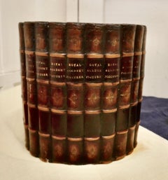 Vintage Novelty Ceramic Trompe-L’oeil Waste Paper Basket