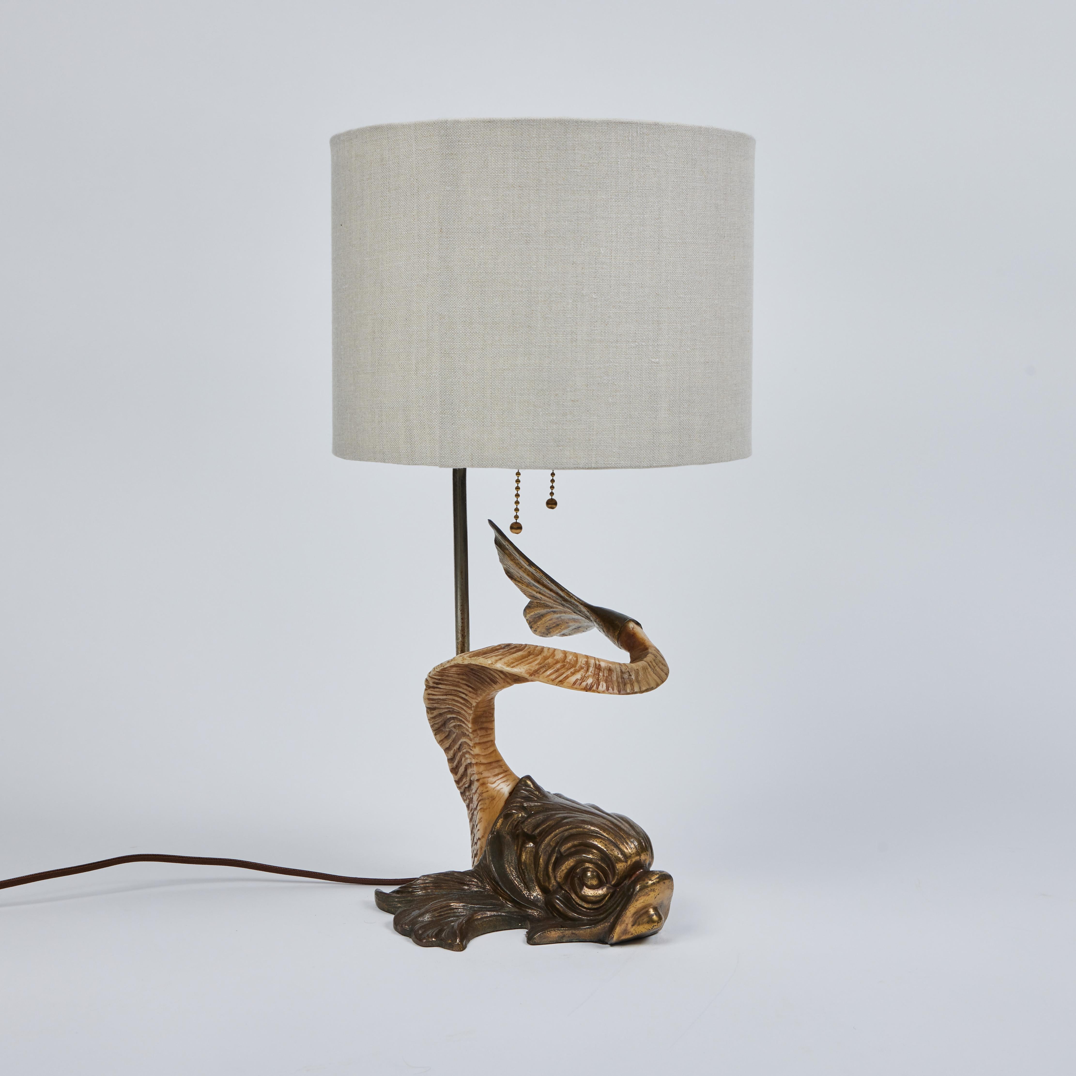 20th Century Vintage Novelty 'Koi Fish' Table Lamp