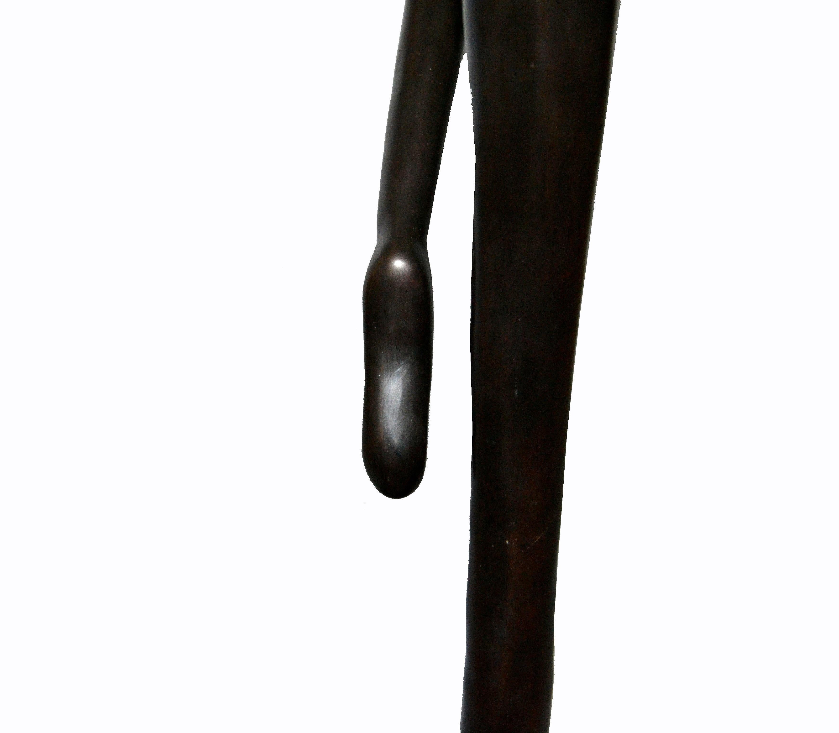 Vintage Nackte weibliche Bronze Ballerina Tänzerin Skulptur 8