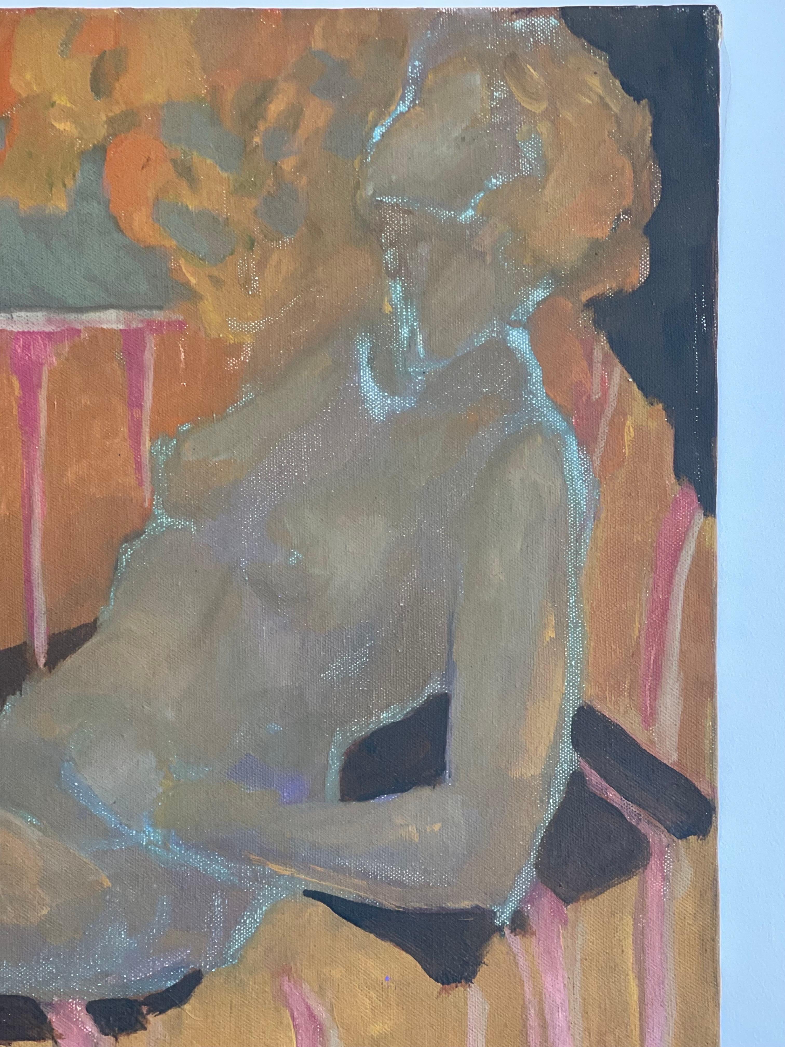 Vintage Nude Painting By Donald K Ryan  For Sale 1