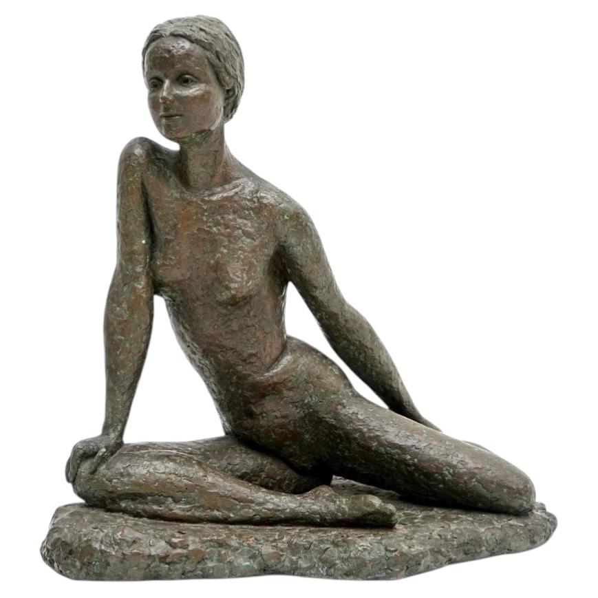 Scultura di nudo vintage di A. Altmann