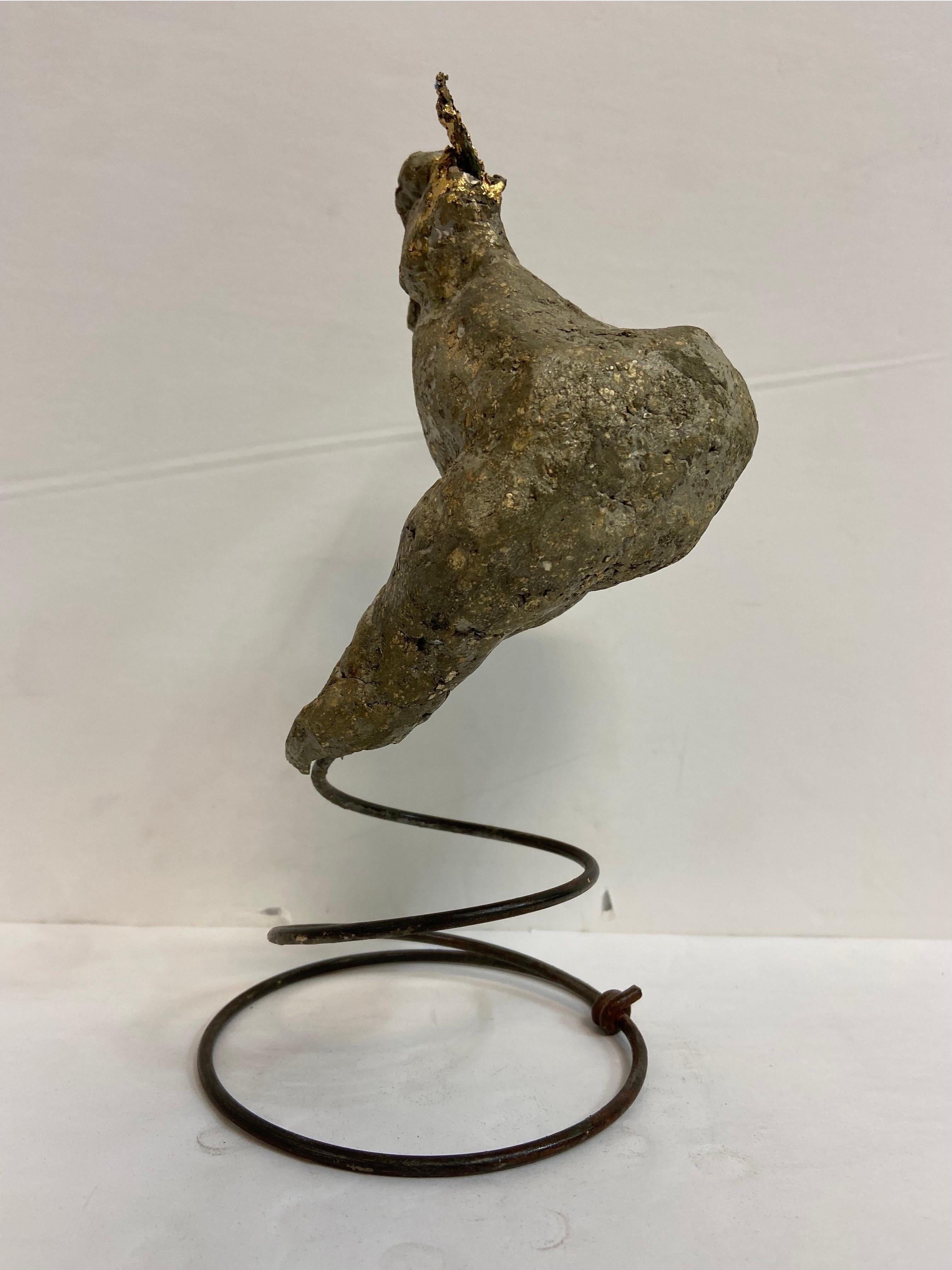 Metal Vintage Nude Woman Sculpture by Contemporary American Artist Larry McLaughlin For Sale