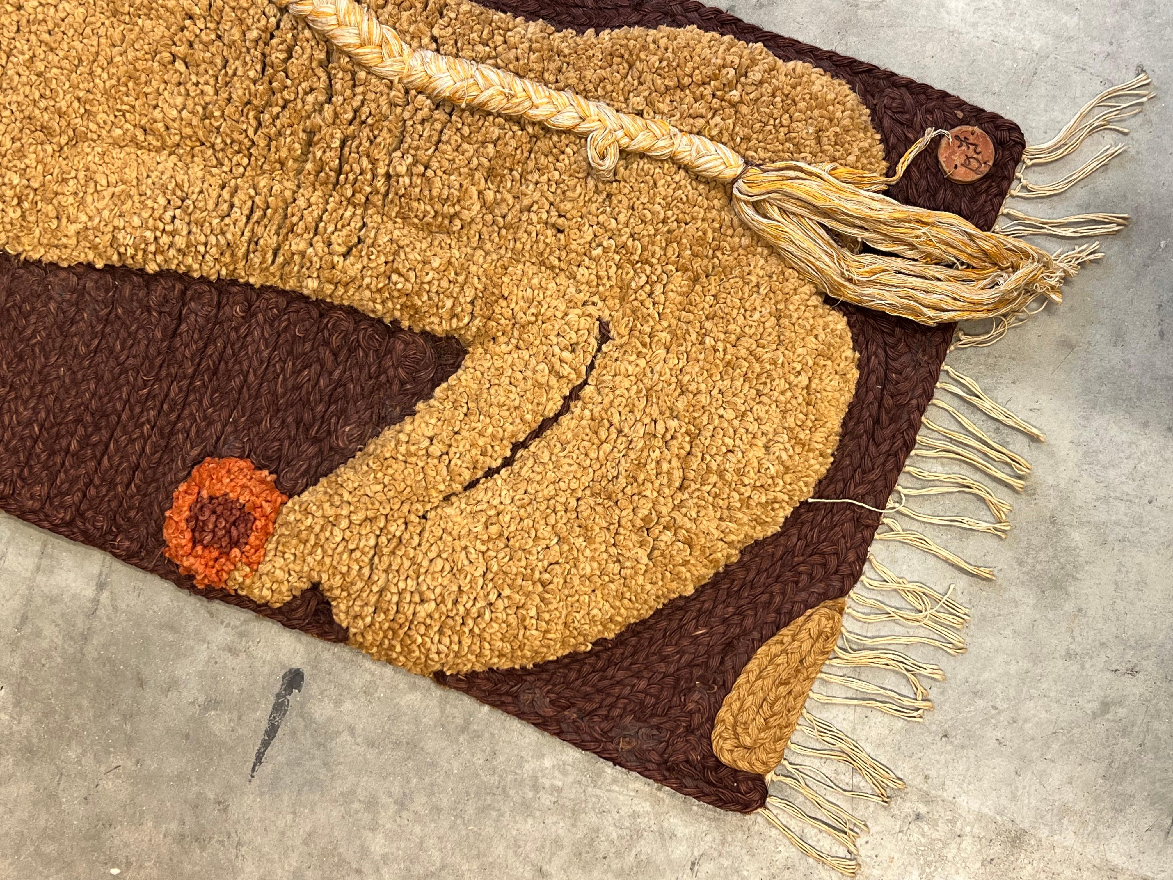 Vintage Nude Woman Textile Artwork by Don Freedman In Good Condition In Raleigh, NC