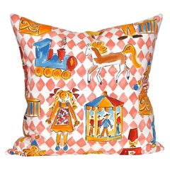 Retro Nursery Designer’s Guild English Fabric Pillow Toys Irish Linen Cushion