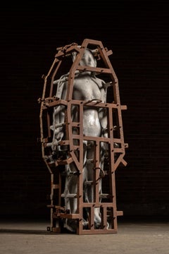 Vintage Nursing & Massage Training Manikin Mold with Clamping Frame by NASCO