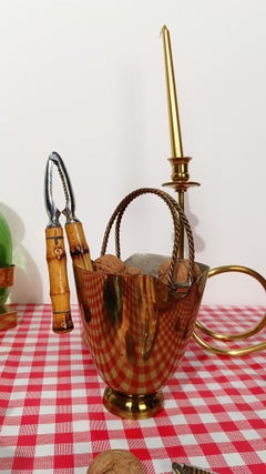 Vintage Nutcracker with Bamboo Canes Handles, Two pieces available, Italy, 60s