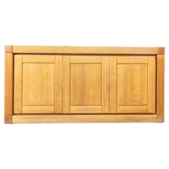 Vintage oak 3 door sideboard, 1970s