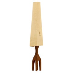 Vintage Oak and Paper Table Lamp by Liberty