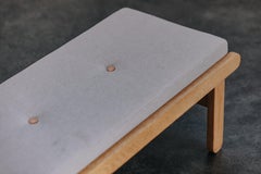 Vintage Oak Bench From Denmark, Circa 1960