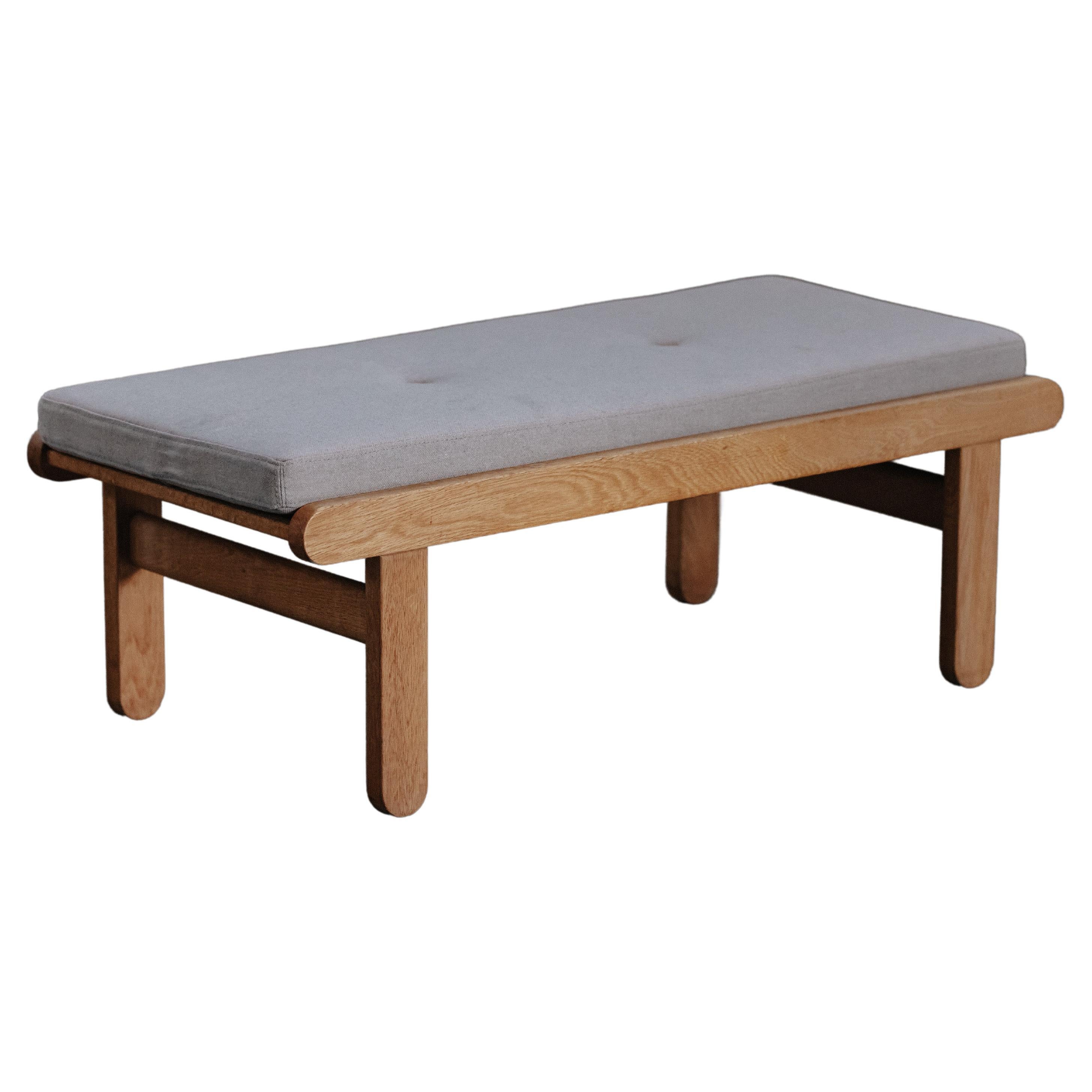 Vintage Oak Bench From Denmark, Circa 1960